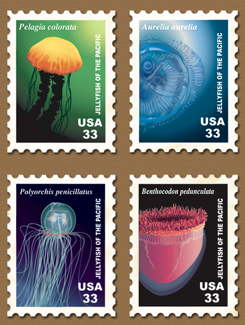 JellyfishStamps, by Therianthrope